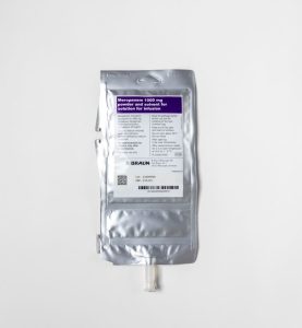 Meropenem B. Braun 100mg powder and solvent - OPS