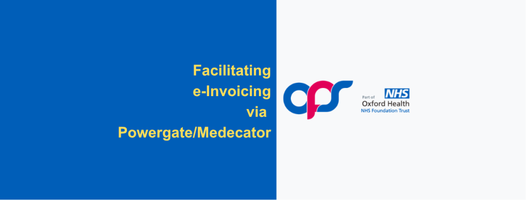 e-Invoicing via Powergate/Medecator - Oxford Pharmacy Store